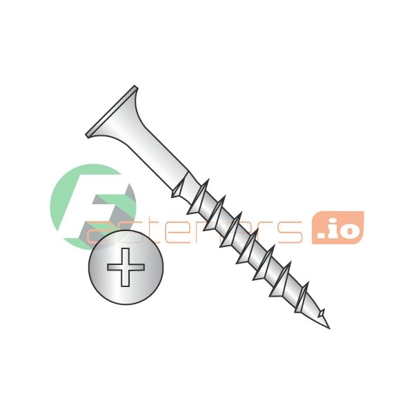 Newport Fasteners Deck Screw, #10 x 2 in, 18-8 Stainless Steel, Flat Head, Phillips Drive, 800 PK 665292 - main